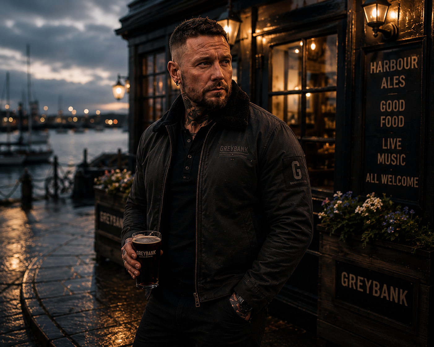 DOCK JACKET OAT COLLAR
