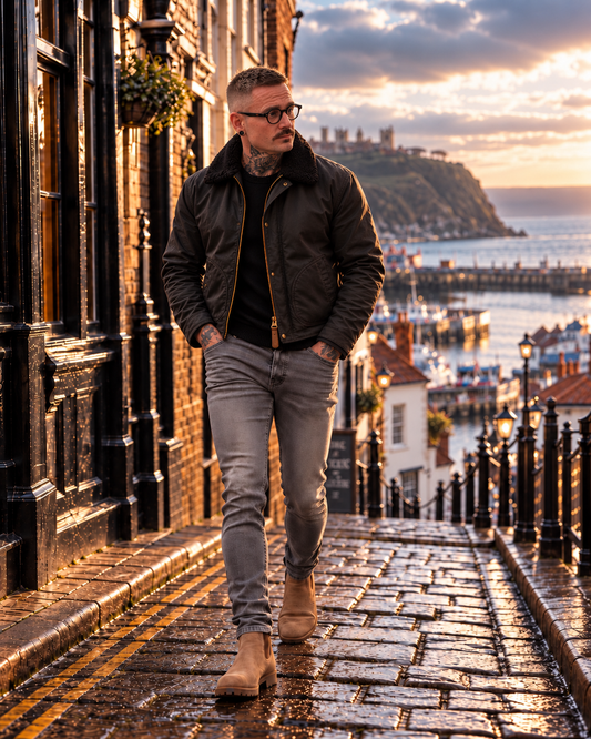 Men's 12oz Dry Wax Deck Jacket / The Withernsea