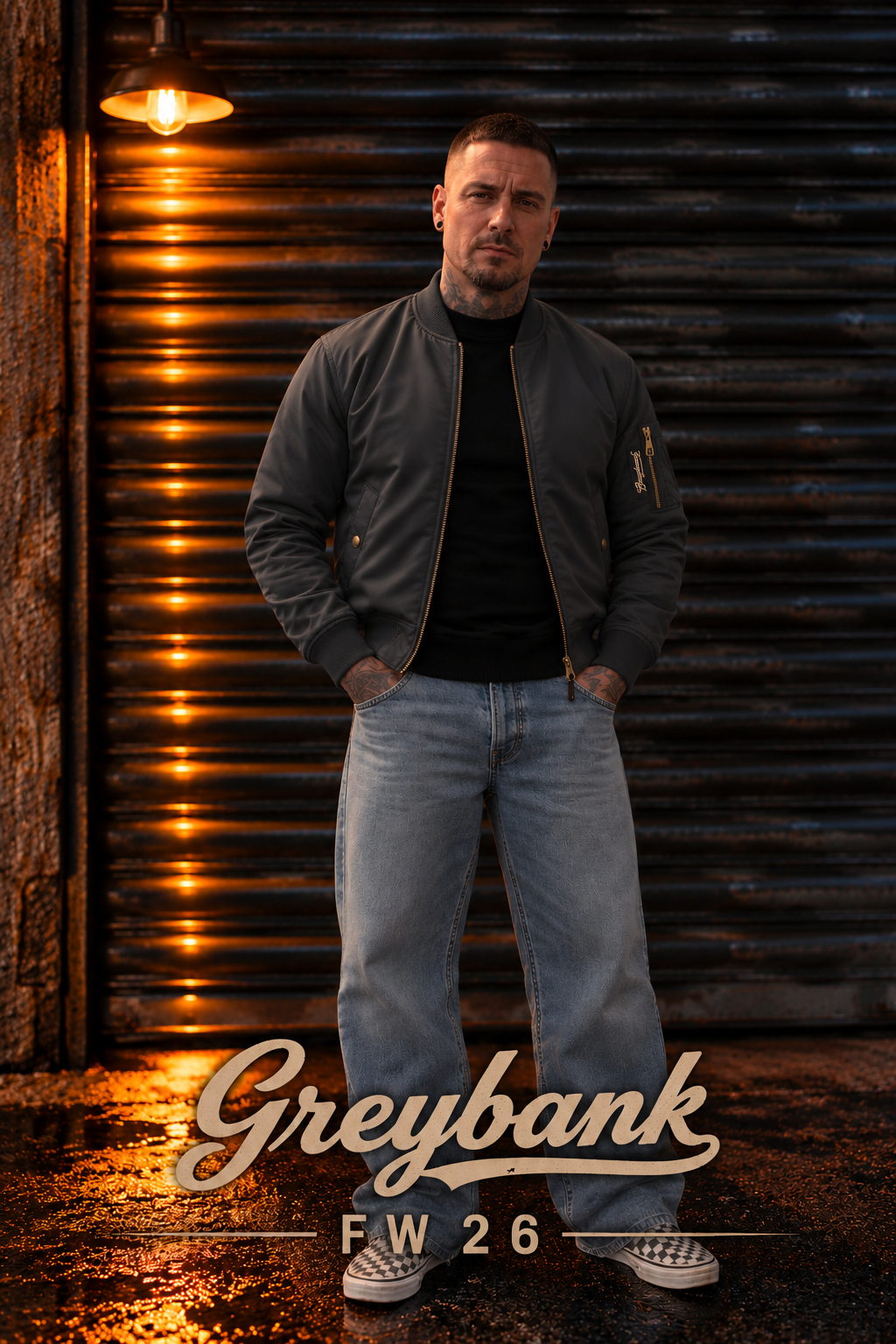 Men's Long Flight Jacket / The Corryvreckan