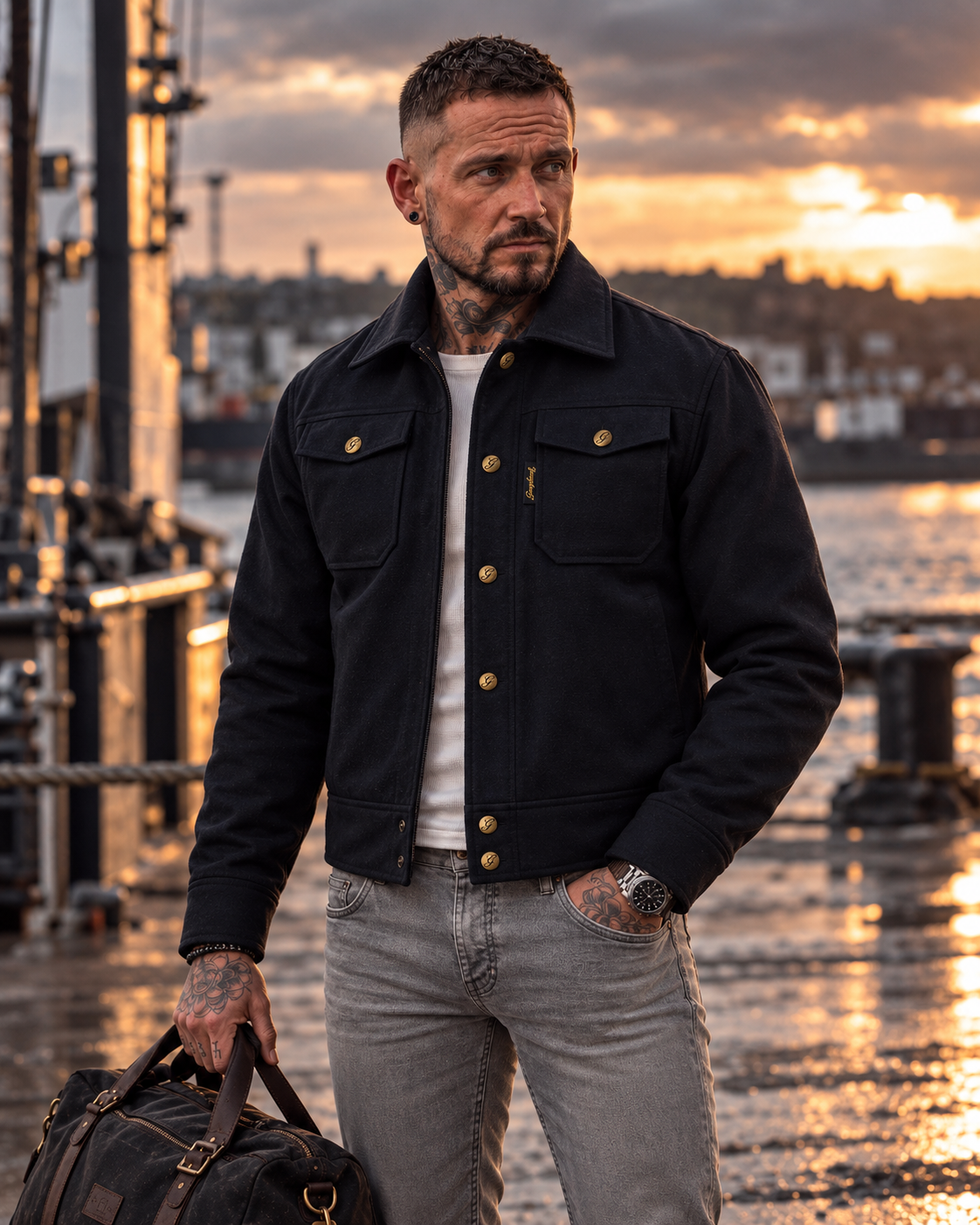 Men's Wool Shacket / The Fife