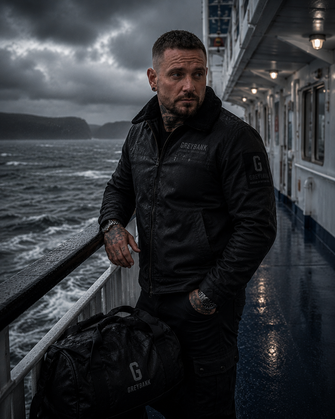 DOCK JACKET OAT COLLAR